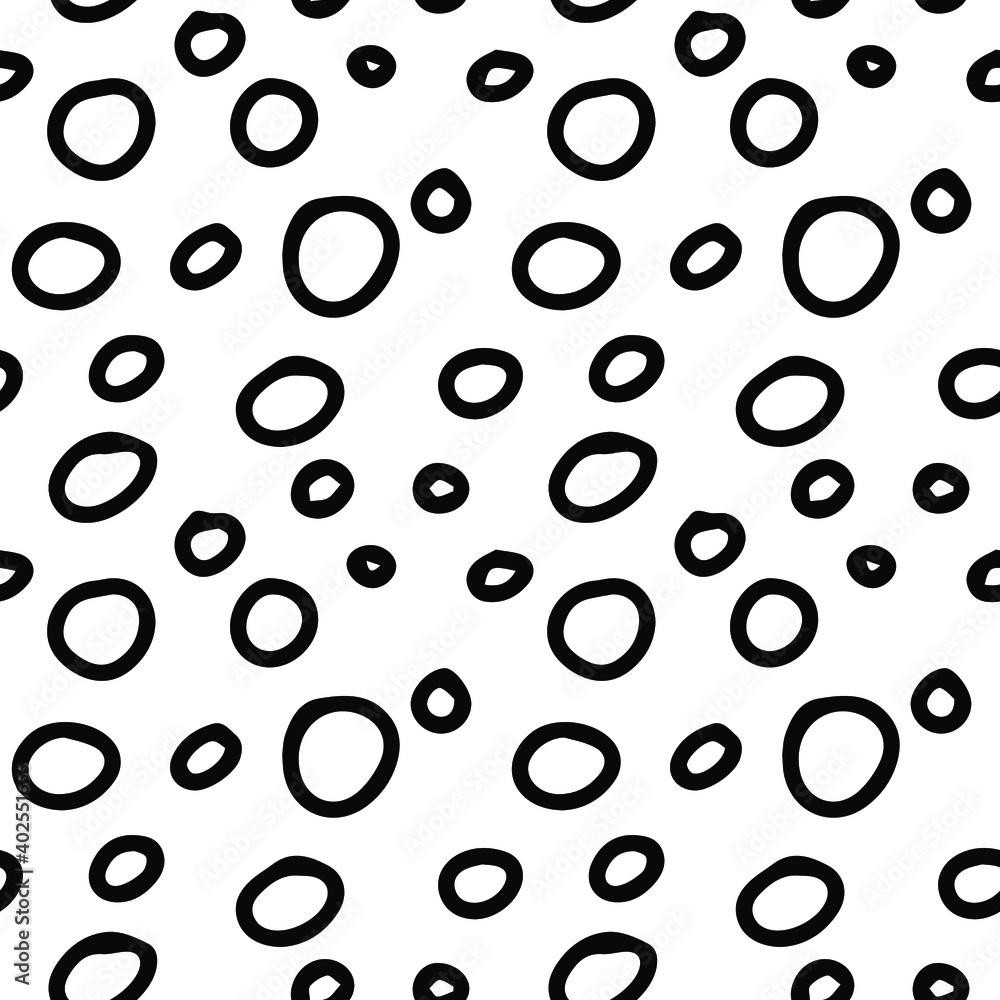 Doodle dots seamless pattern. Abstract background. Black and white digital paper. Packaging design Doodle dots seamless pattern. Abstract background. Black and white digital paper. Packaging design