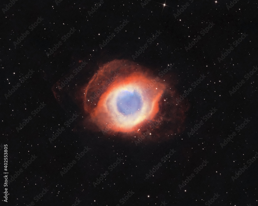Helix Nebula in HOO palette