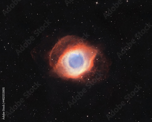Helix Nebula in HOO palette