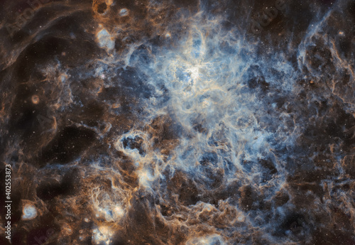 Tarantula Nebula in HST Palette photo