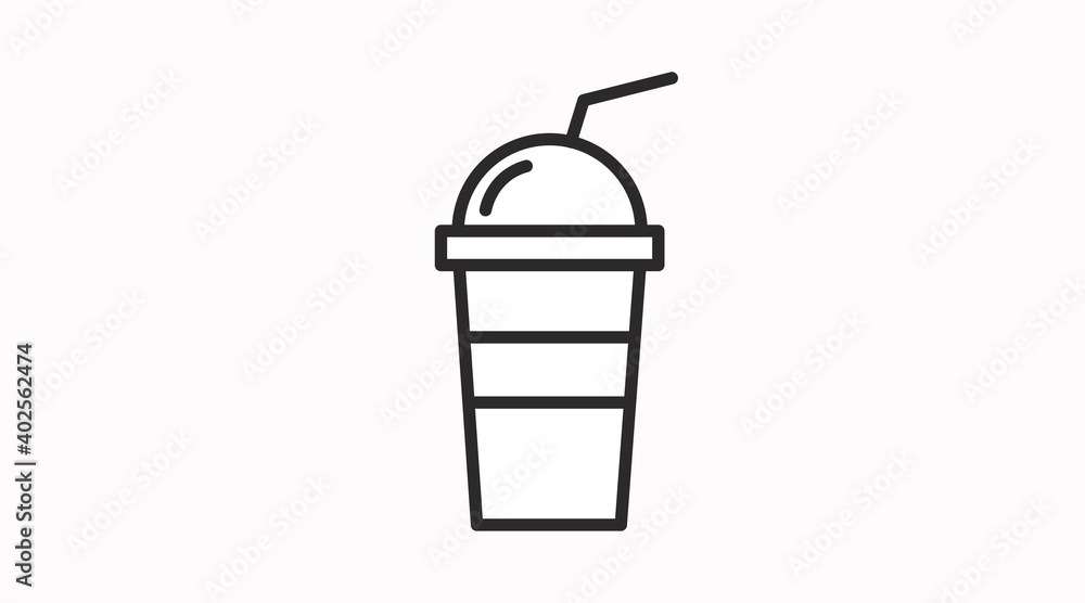 Cafe, coffee, cup, drink, ice, takeaway icon in Black and White. Take Away Drink Icon Cafe, coffee, cup, drink, ice, takeaway icon in Black and White. Take Away Drink Icon