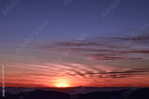 Stunning sunsets in Italy