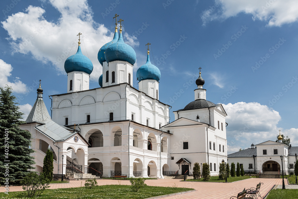 Vysotsky male Orthodox Monastery in the city of Serpukhov, Moscow region. Russia