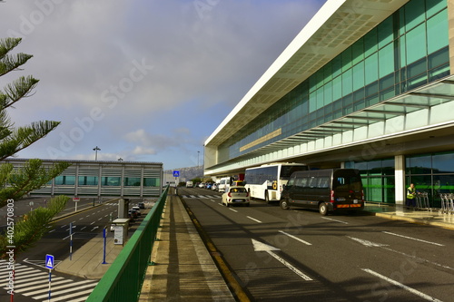 Airport terminal da Madeira Portugal, Funchal, island in the Atlantic Ocean, © Albin Marciniak