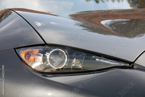 Fotografija car headlight detail