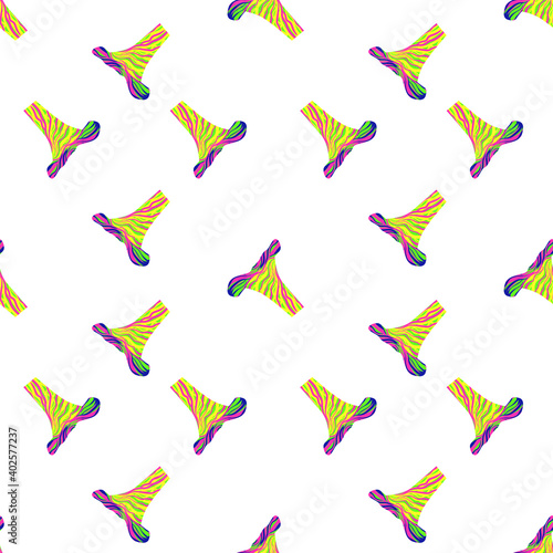 the modern trend of magic mushrooms. a line of artistic mushrooms from karakul . seamless pattern. EPS 10. For printing, booklets, prints, factory, clothing