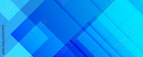 Vector abstract square, science, futuristic, energy technology concept. Digital image of light rays, stripes lines with blue light, speed and motion blur over dark blue background 