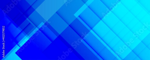 Vector abstract square, science, futuristic, energy technology concept. Digital image of light rays, stripes lines with blue light, speed and motion blur over dark blue background 