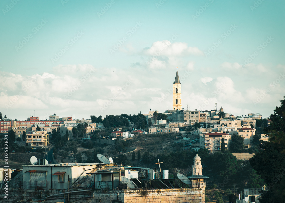 Jerusalem panorama from the Old City