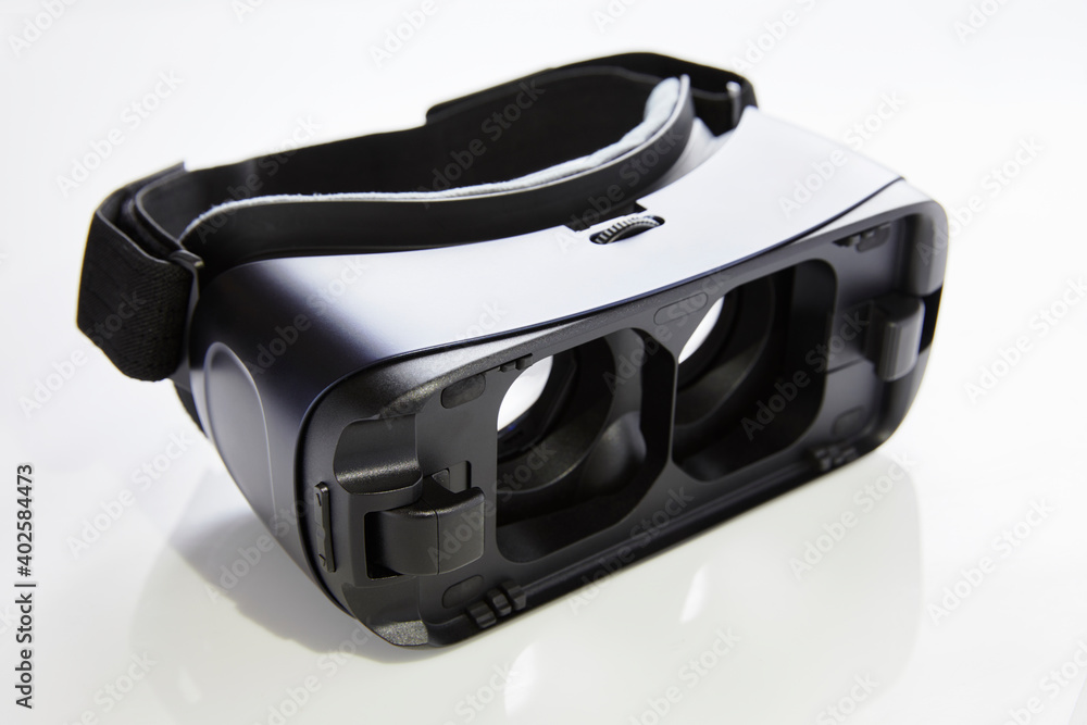Virtual reality glasses Virtual reality goggles, white background Virtual reality glasses Virtual reality goggles, white background