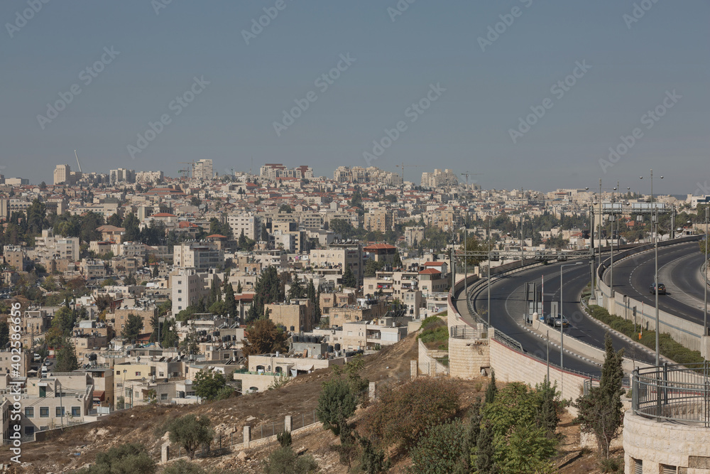 City of Jerusalem in Israel was built on the desert. It is one of the oldest cities in the world and is considered holy by Jewish, Muslims and Christians