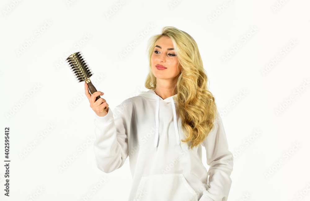 You May Also Like. Stylist curling hair. fashion model woman. Beautiful blonde woman. Girl With Gorgeous Healthy Hair Using hairbrush For Perfect Curls. Girl care of hairstyle. Fashion and beauty You May Also Like. Stylist curling hair. fashion model woman. Beautiful blonde woman. Girl With Gorgeous Healthy Hair Using hairbrush For Perfect Curls. Girl care of hairstyle. Fashion and beauty