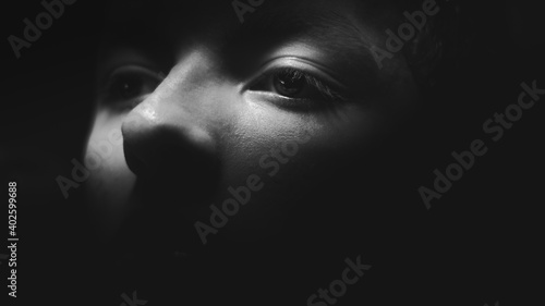 Foto mirada profunda