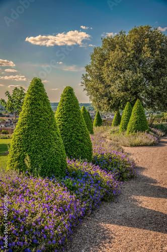 Flower Gardes of Amboise Castle
