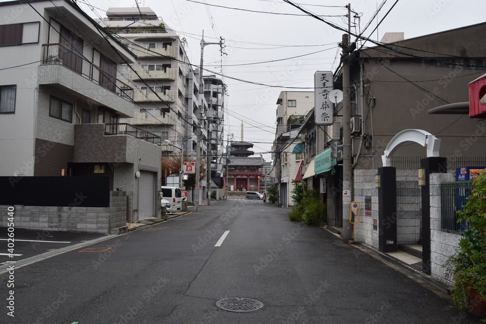 Fototapeta premium 四天王寺
