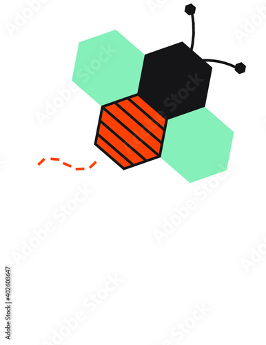 HEXAGON BEE ICON