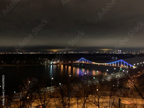 bridge at night, Kiev night