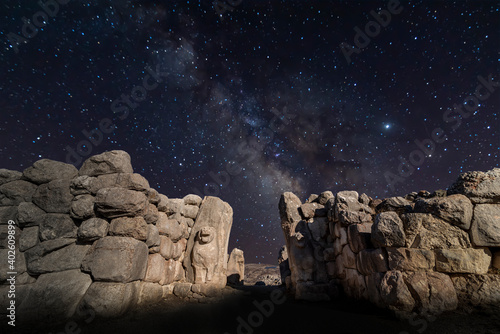 Gates in Hattusa, capital of the Hittite Civilization - Corum, Turkey