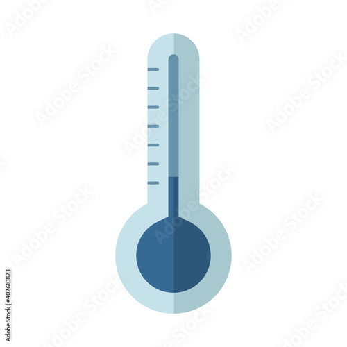 Cold thermometer instrument vector design