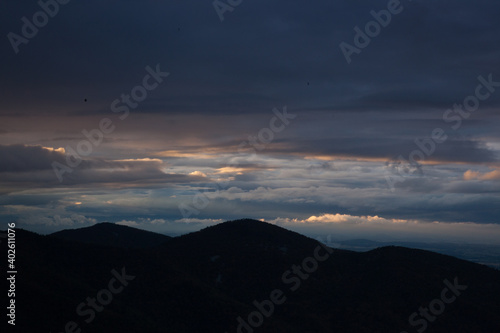 Mountain and sky above © Allen Penton