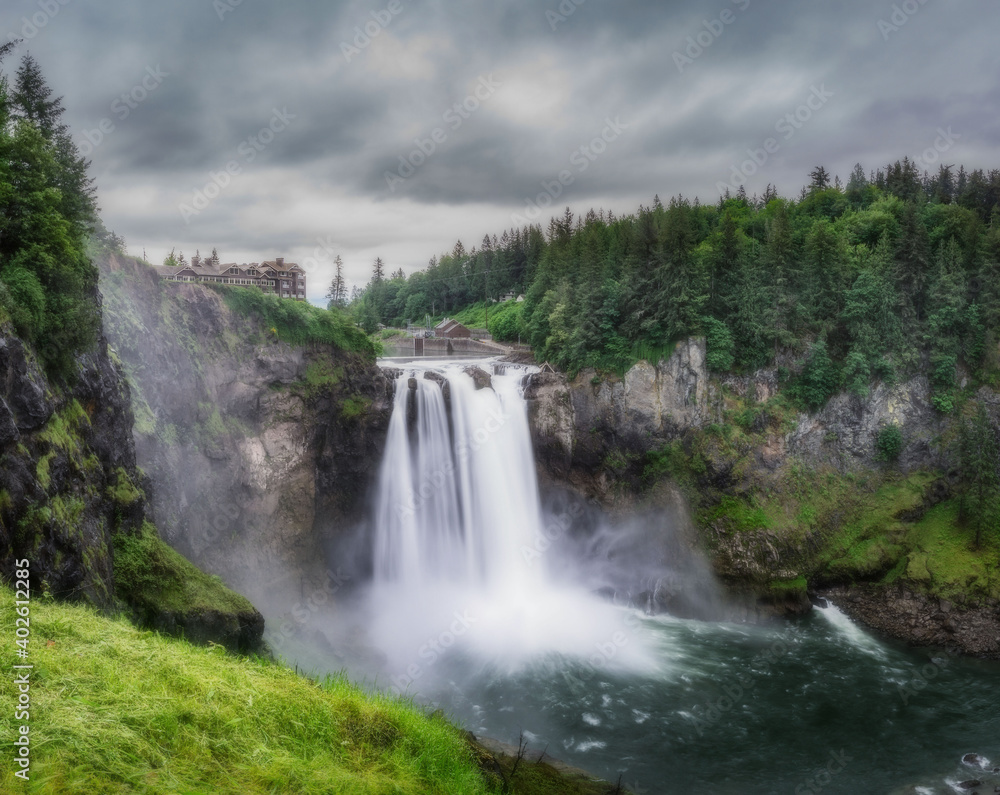 Moody Skies over Snoqualmie Falls, WA Moody Skies over Snoqualmie Falls, WA