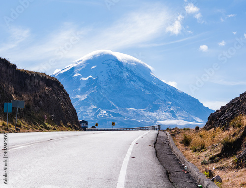 Chimborazo Volcano a beautiful Ecuadorian landscape