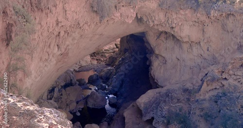 Tonto Natural Bridge is a natural arch in Arizona, United States, that is believed to be the largest natural travertine bridge in the world. 