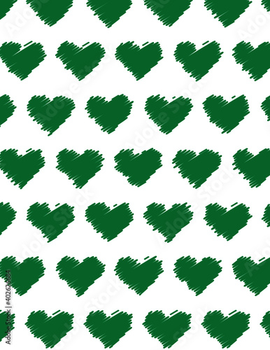 Green Heart Pattern