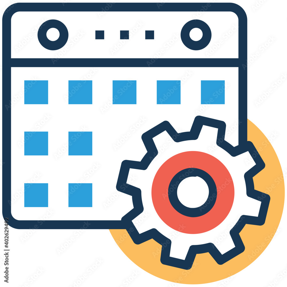 Project Process, business concept Vector Icon Project Process, business concept Vector Icon