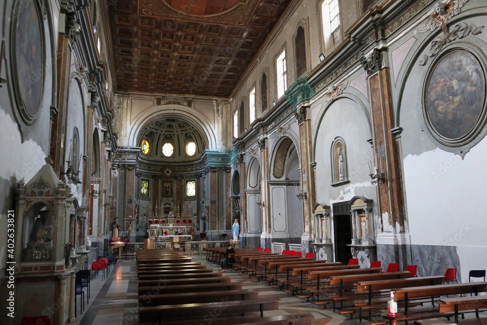 Napoli - Interno della Chiesa di Sant'Antonio Abate