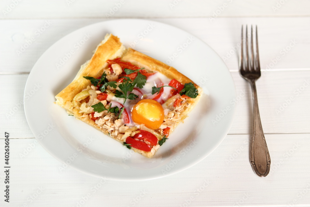 Chicken and Egg Galette