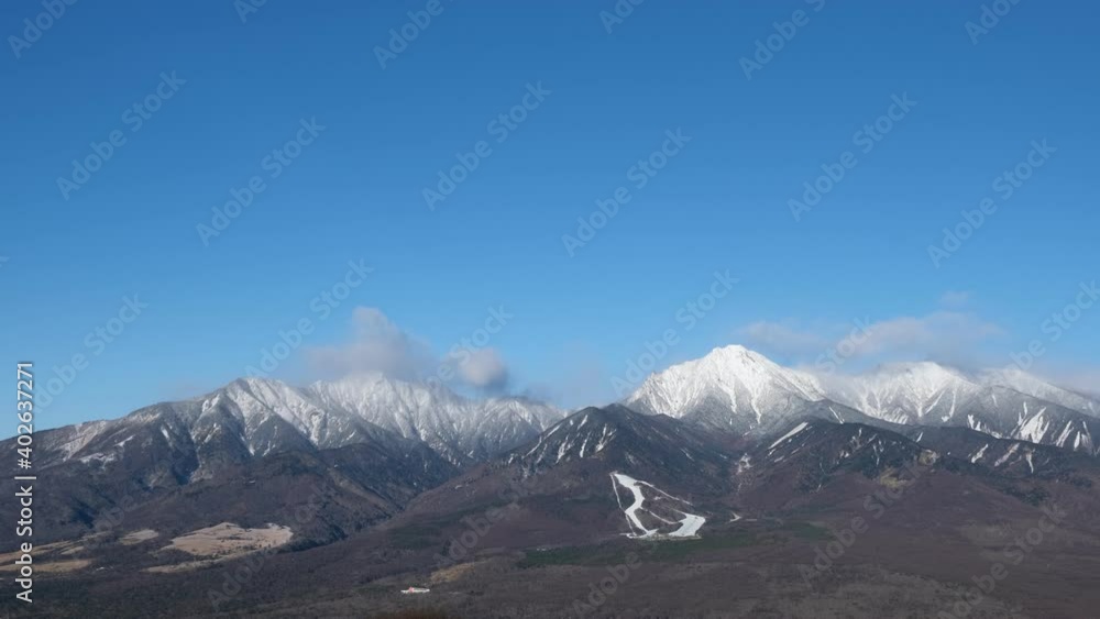 早朝の八ヶ岳 タイムラプス 早朝の八ヶ岳 タイムラプス