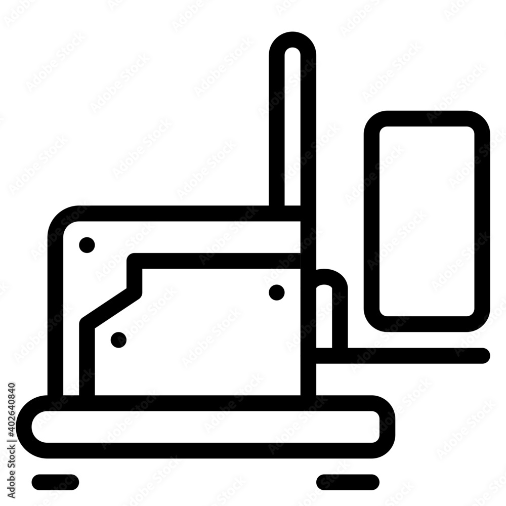 automated guided vehicle Stock Vector Adobe Stock