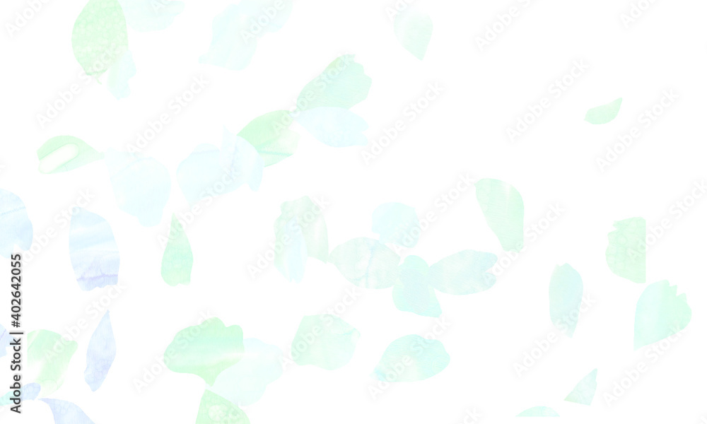 Illustration of hand-painted watercolor leaves Illustration of hand-painted watercolor leaves