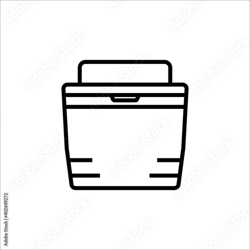  cooler icon line style vector