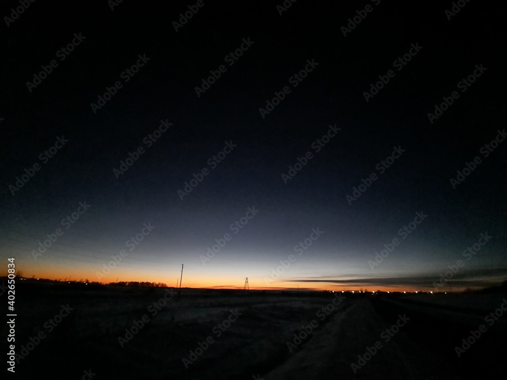 Fototapeta premium highway at night