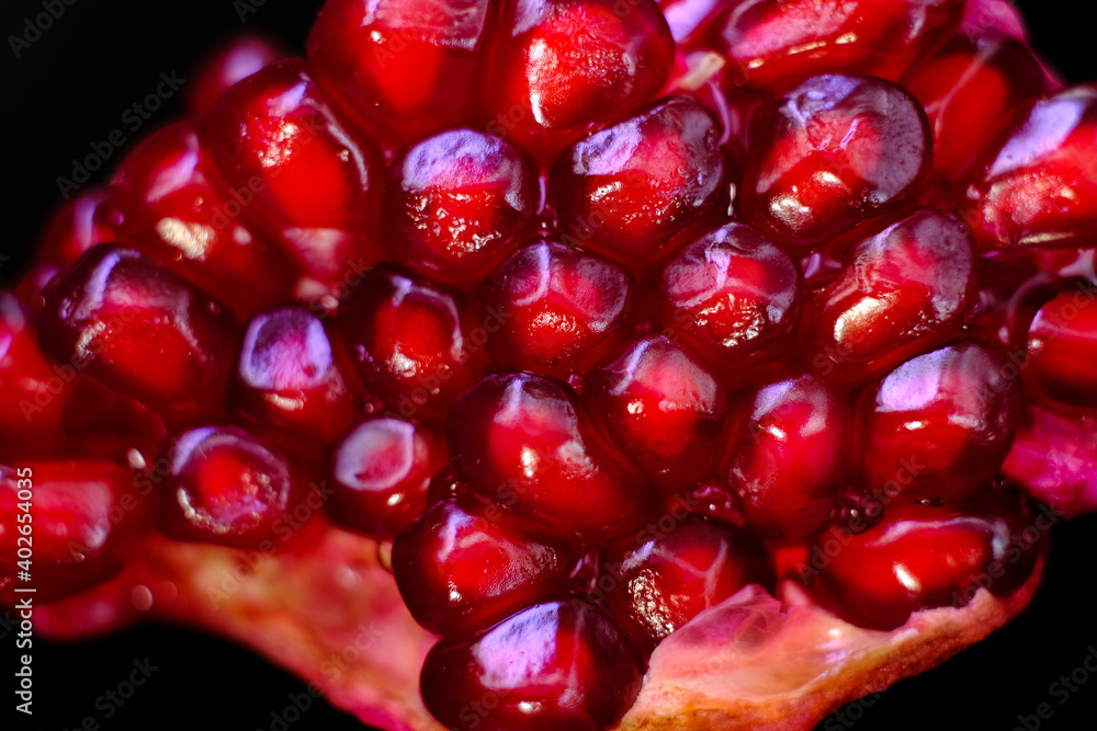 pomegranate close up pomegranate close up
