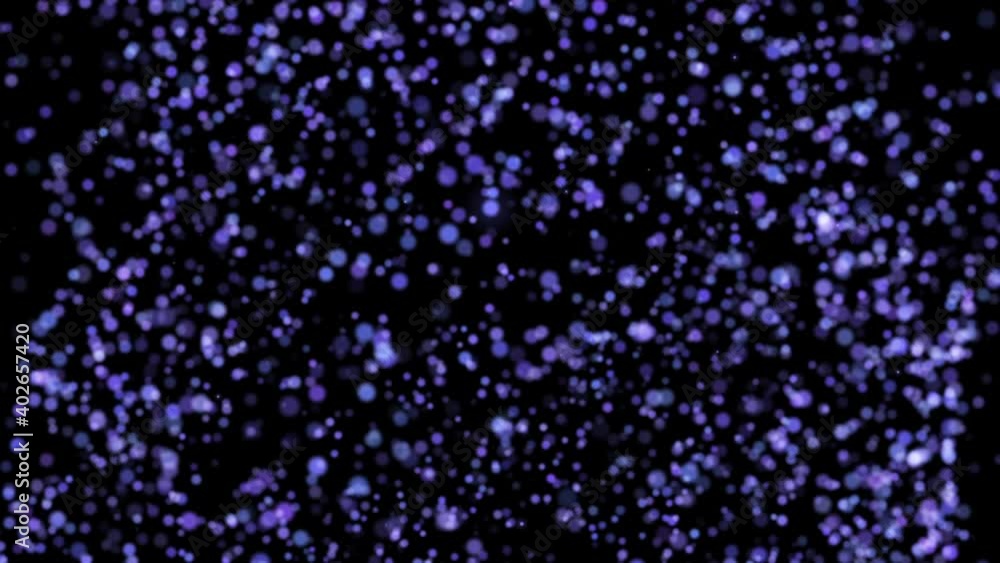Isolated black background. Abstract blurry particles of water bubbles slowly rise up the water in rays of blue light. 3d illustration. Isolated black background. Abstract blurry particles of water bubbles slowly rise up the water in rays of blue light. 3d illustration.