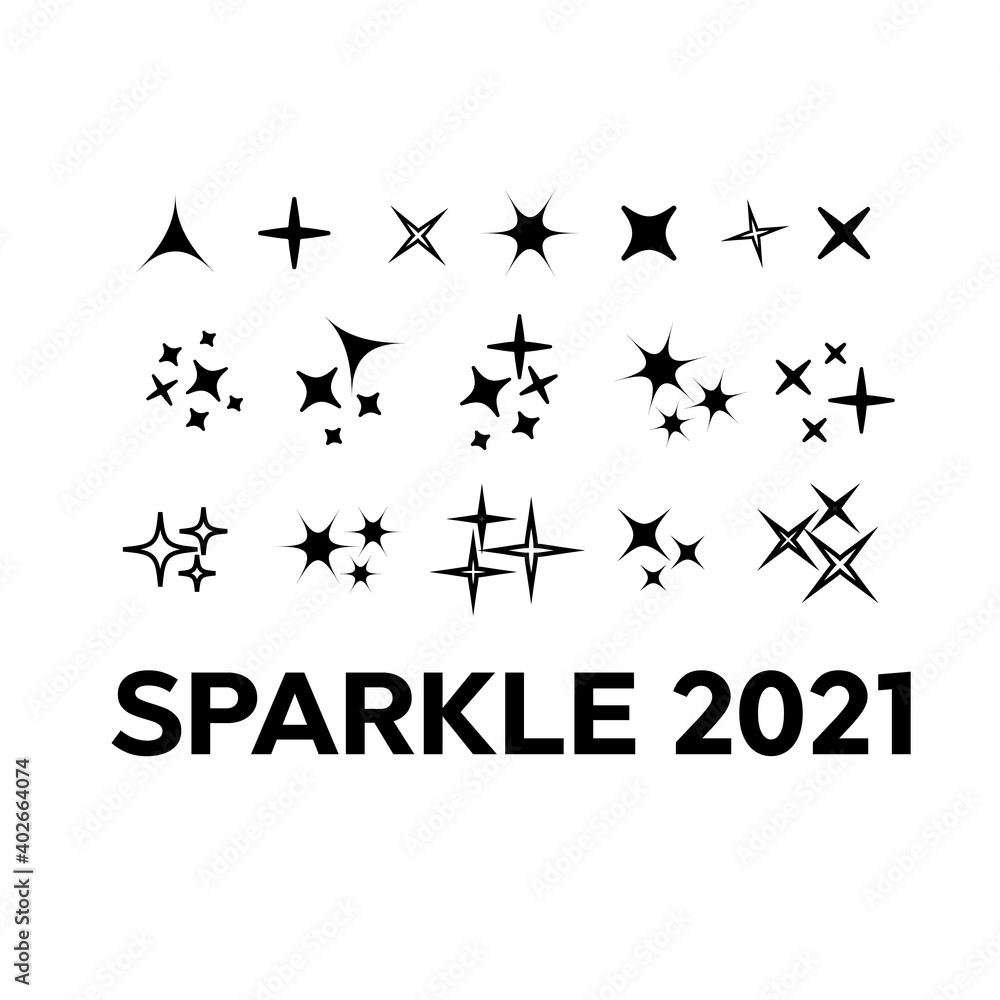 Sparkle lights stars set. Glowing light effect star. Sparkle lights stars set. Glowing light effect star.