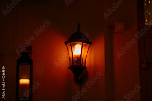 old street lamp