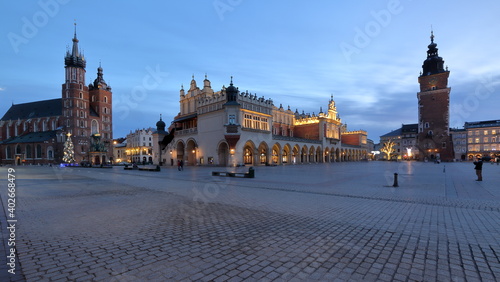 Old Town in Krakow, Poland, Main Market Square