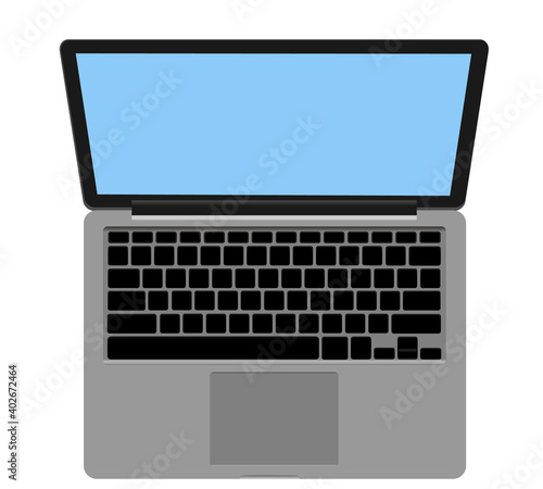 black laptop, no background, no background, isolated material, vector illustration, graphic, real,