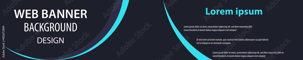 Obraz premium Minimalist banner design. Web banner. Billboard banner. Eps10 vector