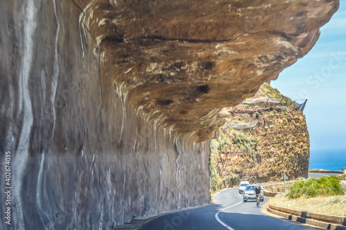 Chapman's peak drive in Cape town photo