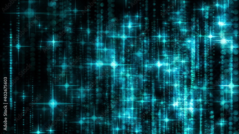 3d rendering of glam rain. Computer generated beautiful modern background from stars, sparkles and garlands 3d rendering of glam rain. Computer generated beautiful modern background from stars, sparkles and garlands