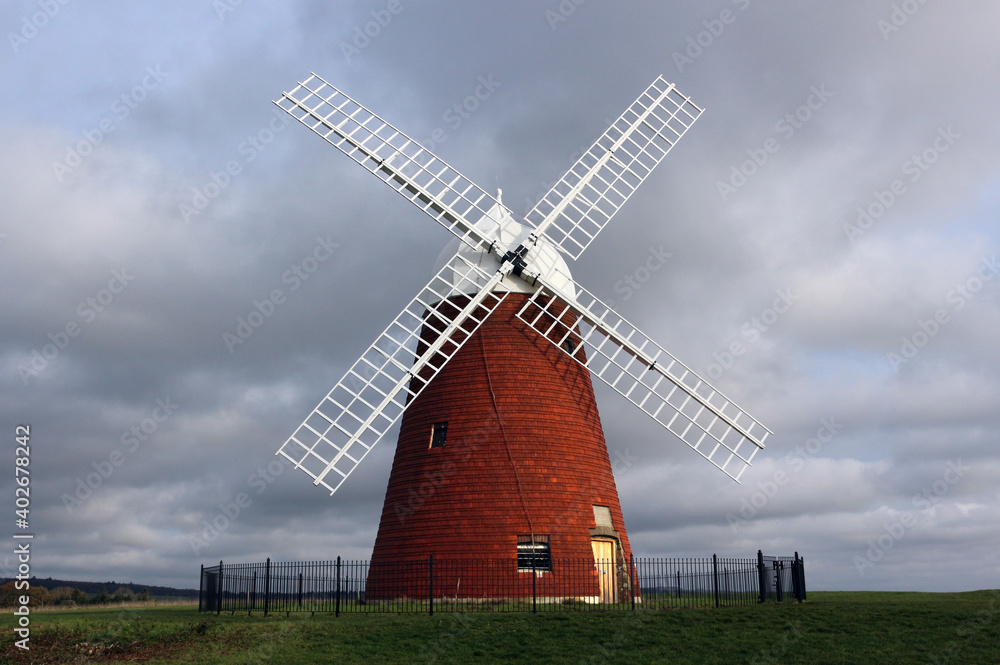 Halnaker Windmill in West Sussex, England