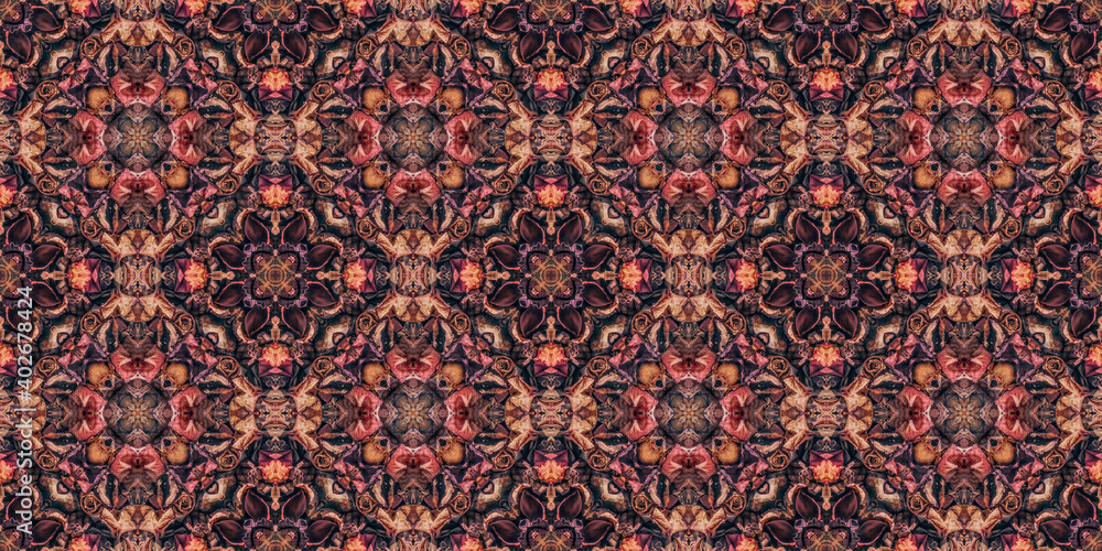 Dry maroon roses. Red abstract elegant background with round shape Dry maroon roses. Red abstract elegant background with round shape