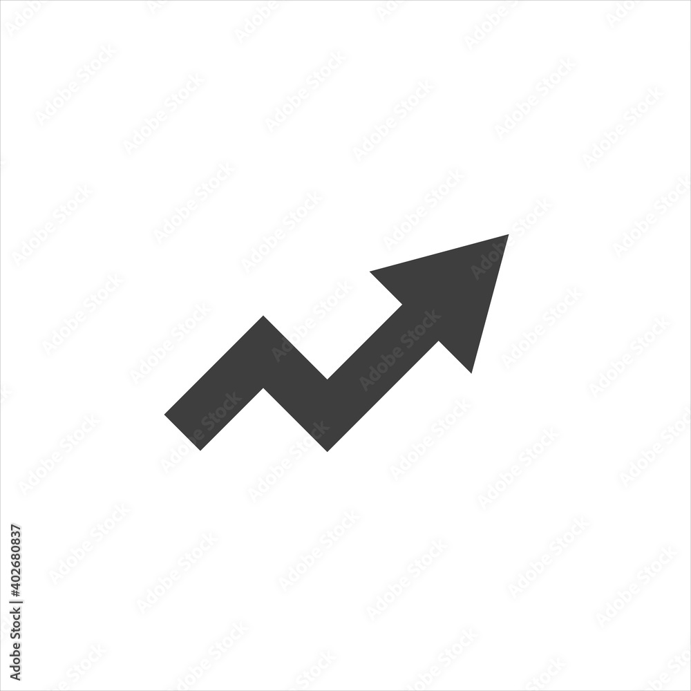 arrow move up business vector background. Vector arrow move up business vector background. Vector