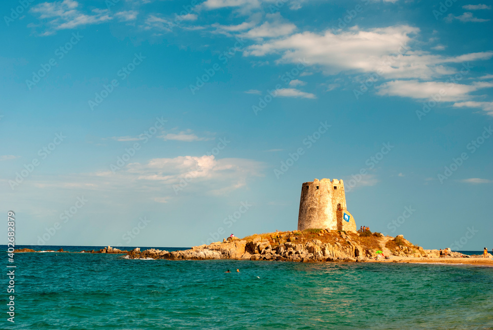Sardegna, spiaggia della Torre di Barì, Barisardo, Ogliastra, Italia