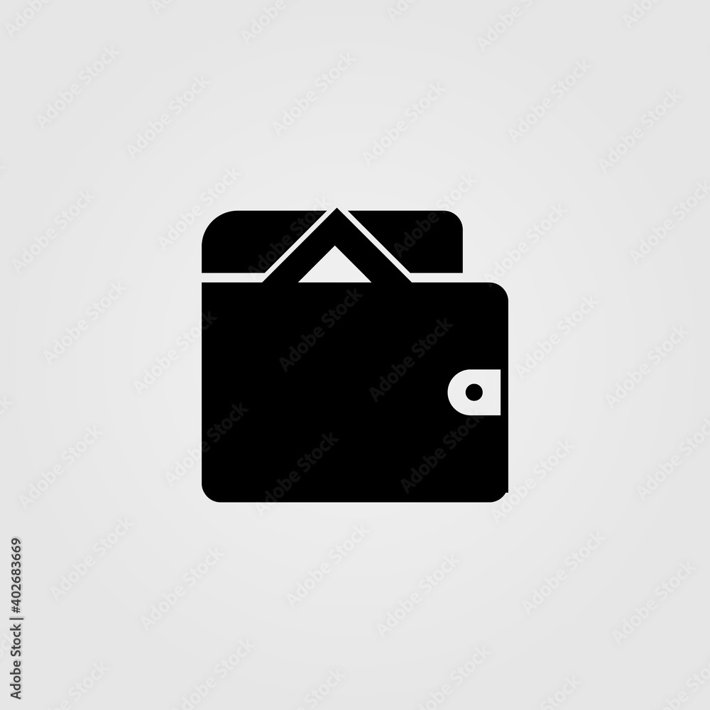 Wallet icon. Personal finance, money concept. Wallet icon. Personal finance, money concept.